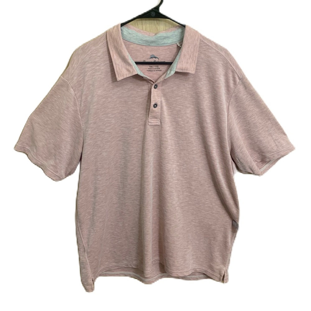 💥Pink Tommy Bahama Men’s Size XXL Polo💥